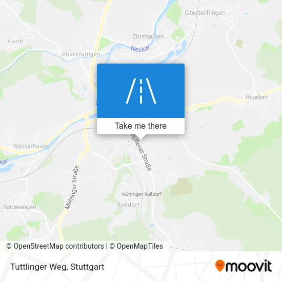 Карта Tuttlinger Weg