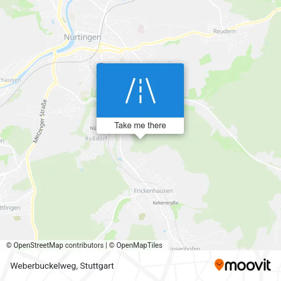 Карта Weberbuckelweg