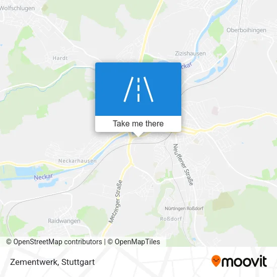 Карта Zementwerk