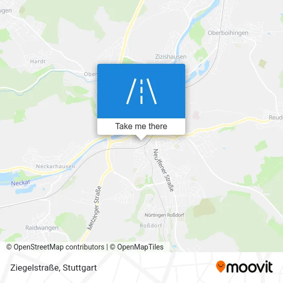 Карта Ziegelstraße