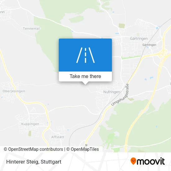 Карта Hinterer Steig