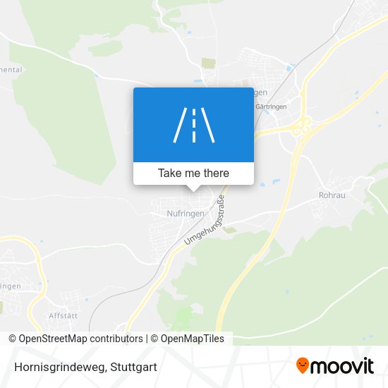 Карта Hornisgrindeweg