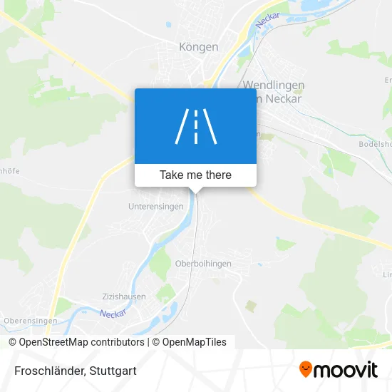 Froschländer map
