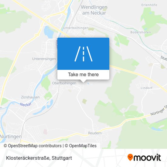 Klosteräckerstraße map