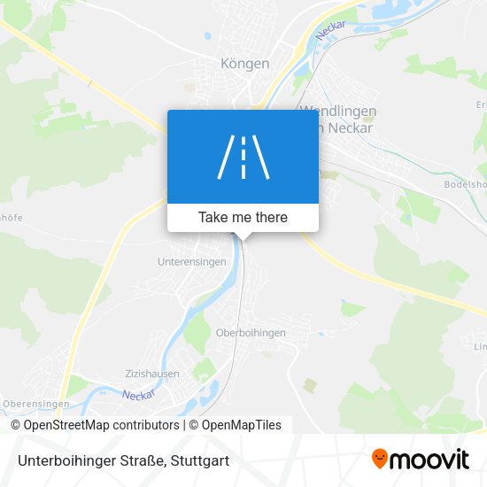 Unterboihinger Straße map