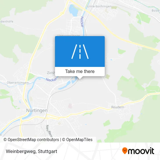 Карта Weinbergweg