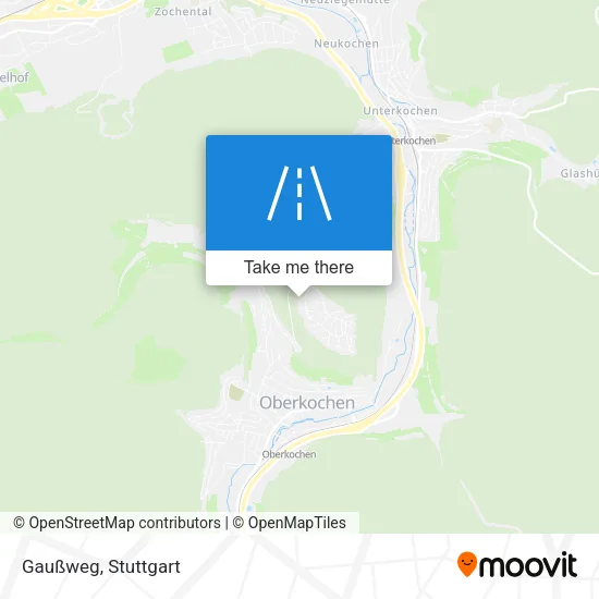 Карта Gaußweg