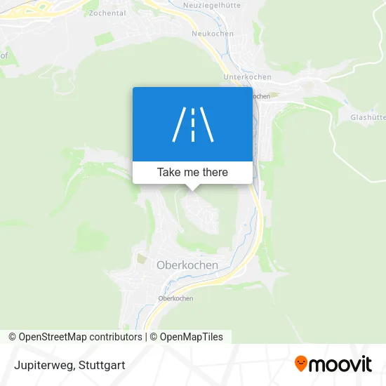 Карта Jupiterweg