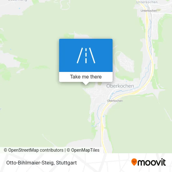 Карта Otto-Bihlmaier-Steig