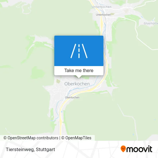 Карта Tiersteinweg