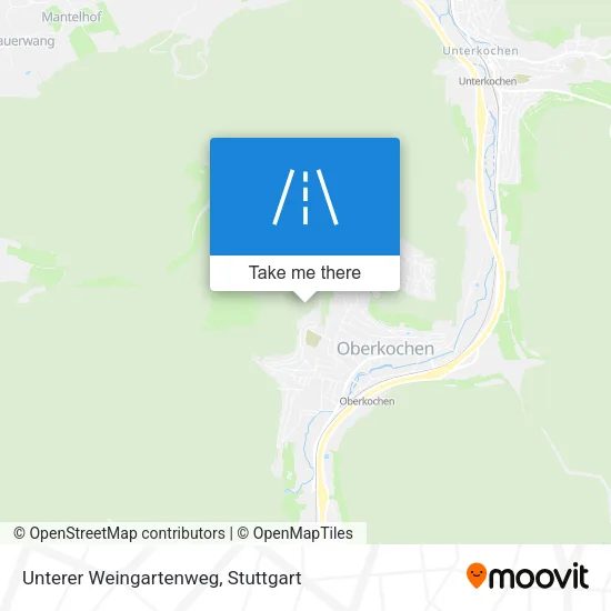 Карта Unterer Weingartenweg