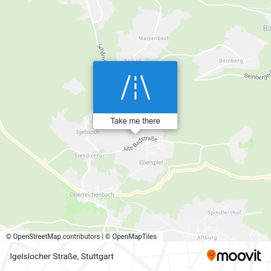 Igelslocher Straße map