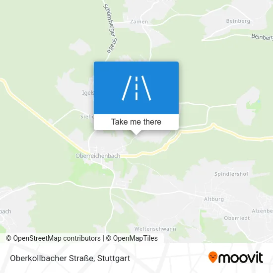 Карта Oberkollbacher Straße