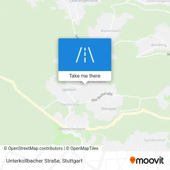 Карта Unterkollbacher Straße