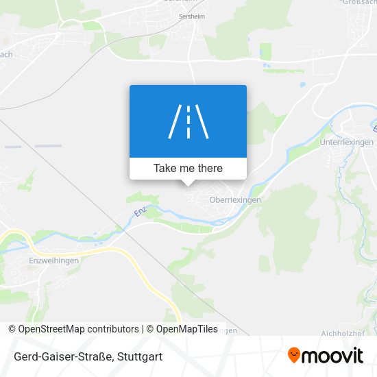 Карта Gerd-Gaiser-Straße