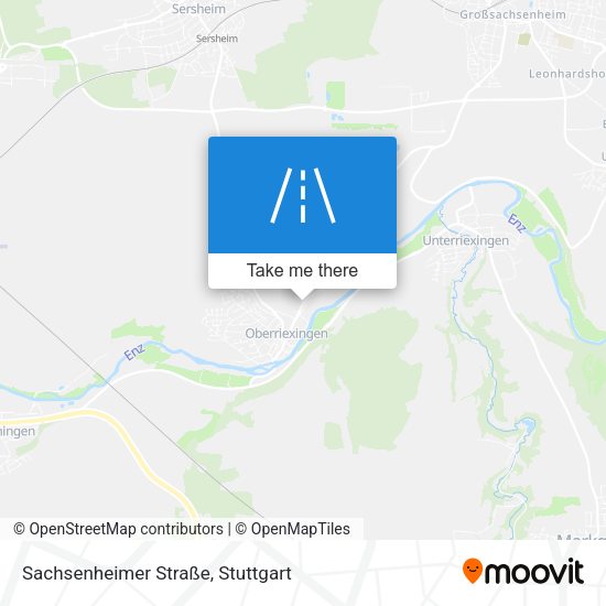 Sachsenheimer Straße map