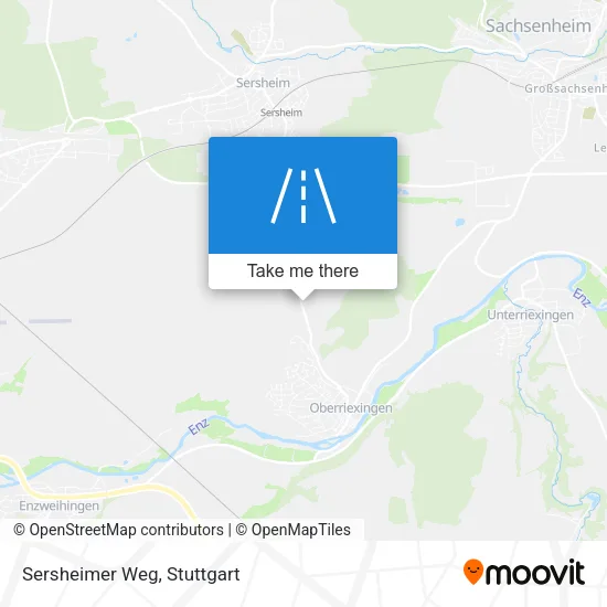 Карта Sersheimer Weg