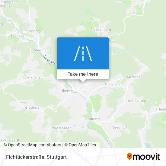 Карта Fichtäckerstraße