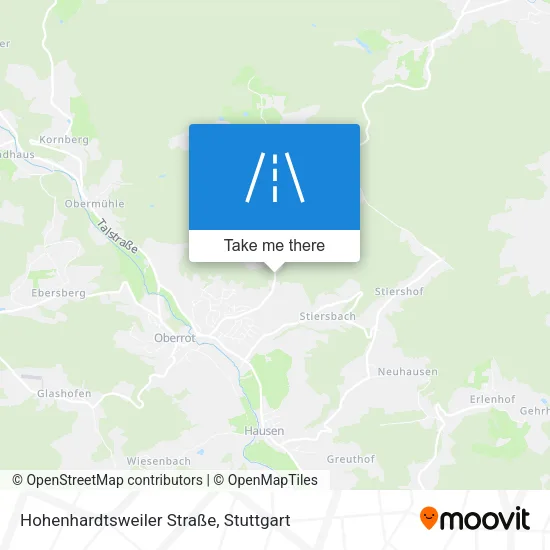 Карта Hohenhardtsweiler Straße