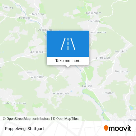Карта Pappelweg