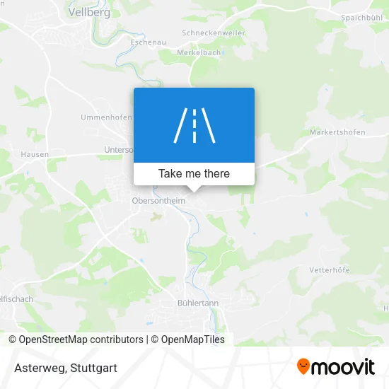 Карта Asterweg