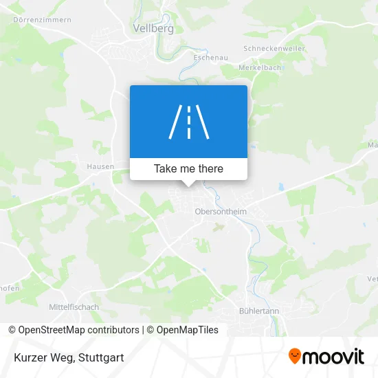 Карта Kurzer Weg