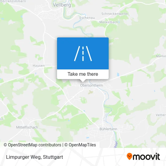 Карта Limpurger Weg