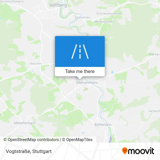 Карта Vogtstraße