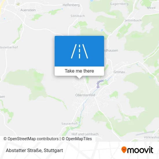 Карта Abstatter Straße
