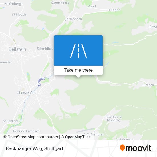 Карта Backnanger Weg
