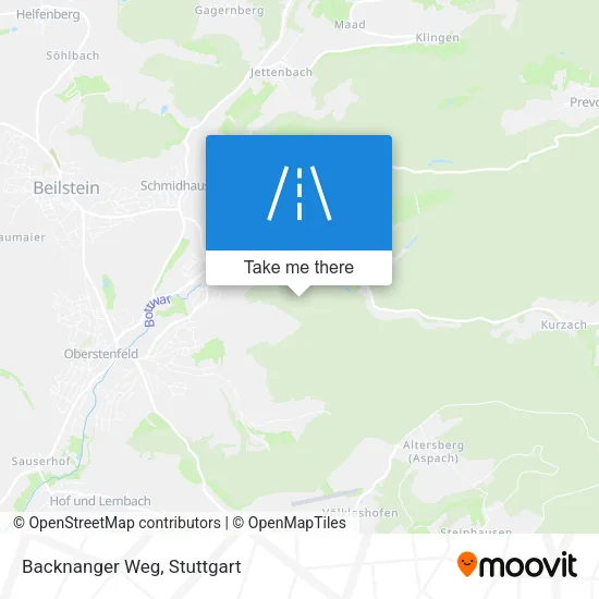Карта Backnanger Weg