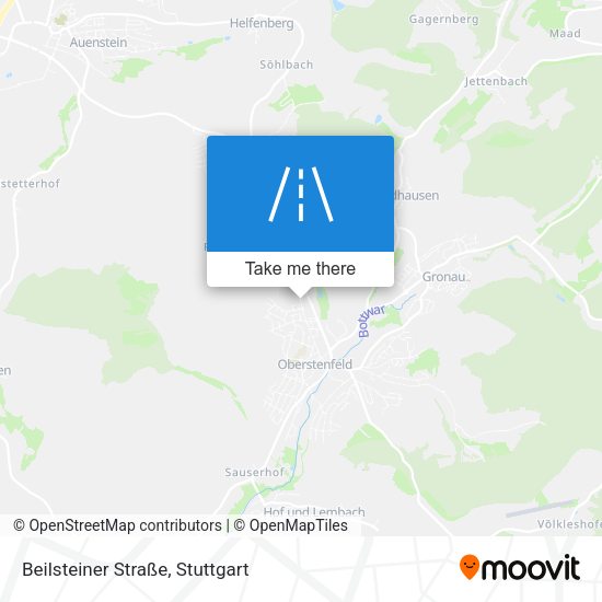 Карта Beilsteiner Straße