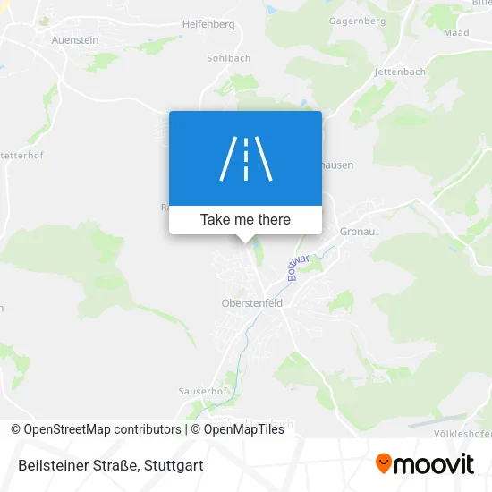 Карта Beilsteiner Straße