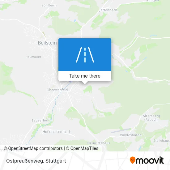 Карта Ostpreußenweg