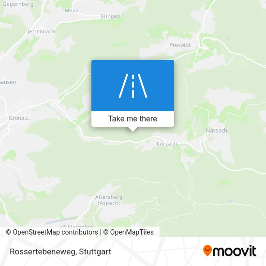 Карта Rossertebeneweg