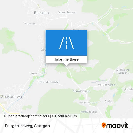 Карта Ruitgärtlesweg