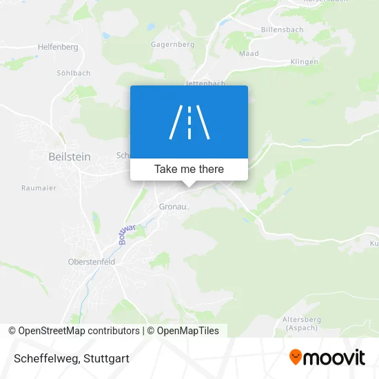 Карта Scheffelweg