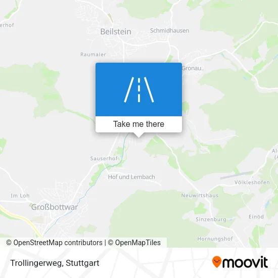 Карта Trollingerweg