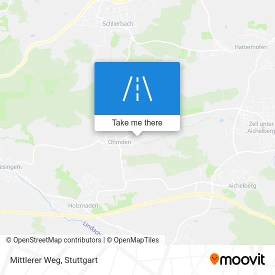 Карта Mittlerer Weg