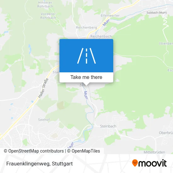 Карта Frauenklingenweg