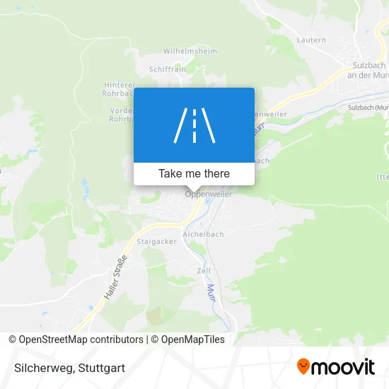 Silcherweg map