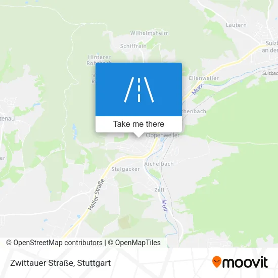 Карта Zwittauer Straße