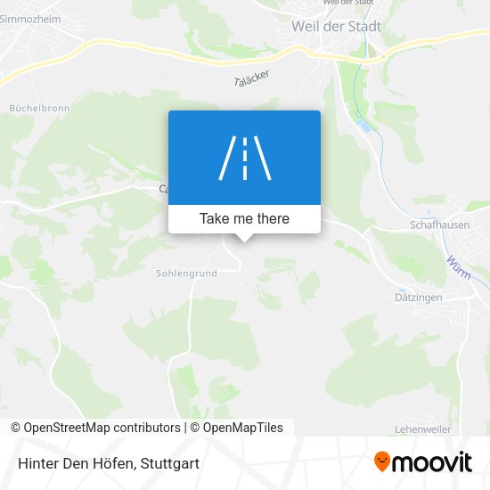 Карта Hinter Den Höfen