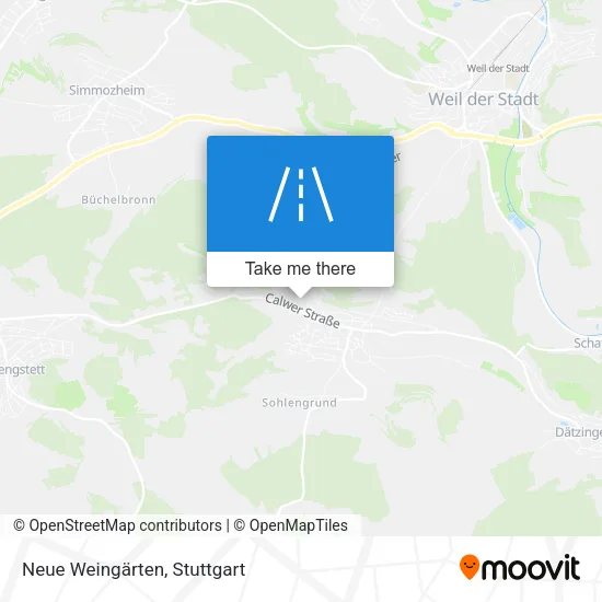 Карта Neue Weingärten