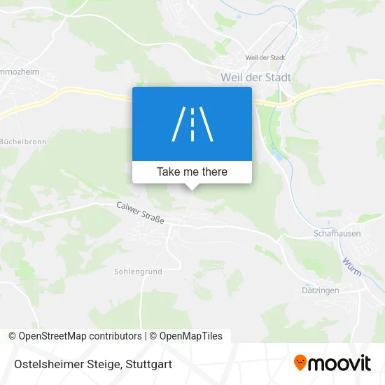 Ostelsheimer Steige map