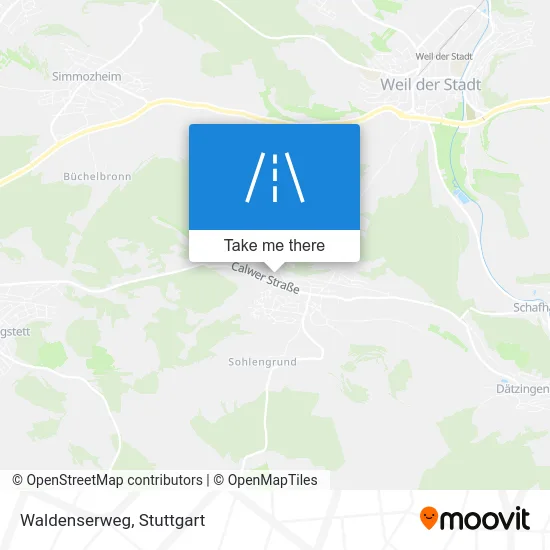 Карта Waldenserweg