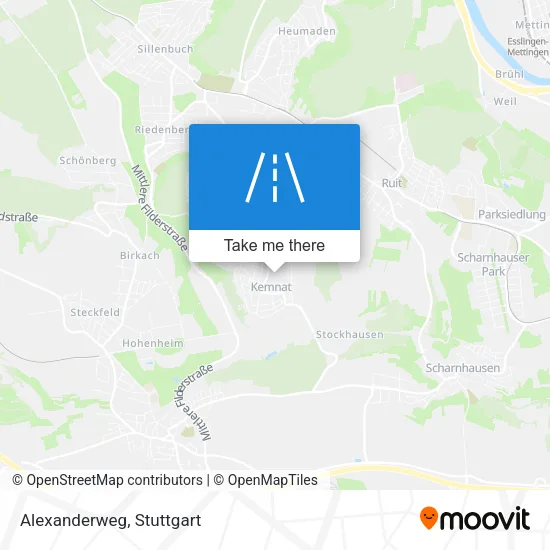 Карта Alexanderweg