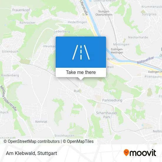 Карта Am Klebwald