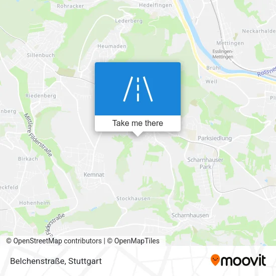 Карта Belchenstraße