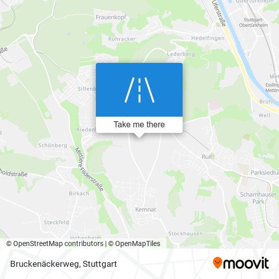 Карта Bruckenäckerweg